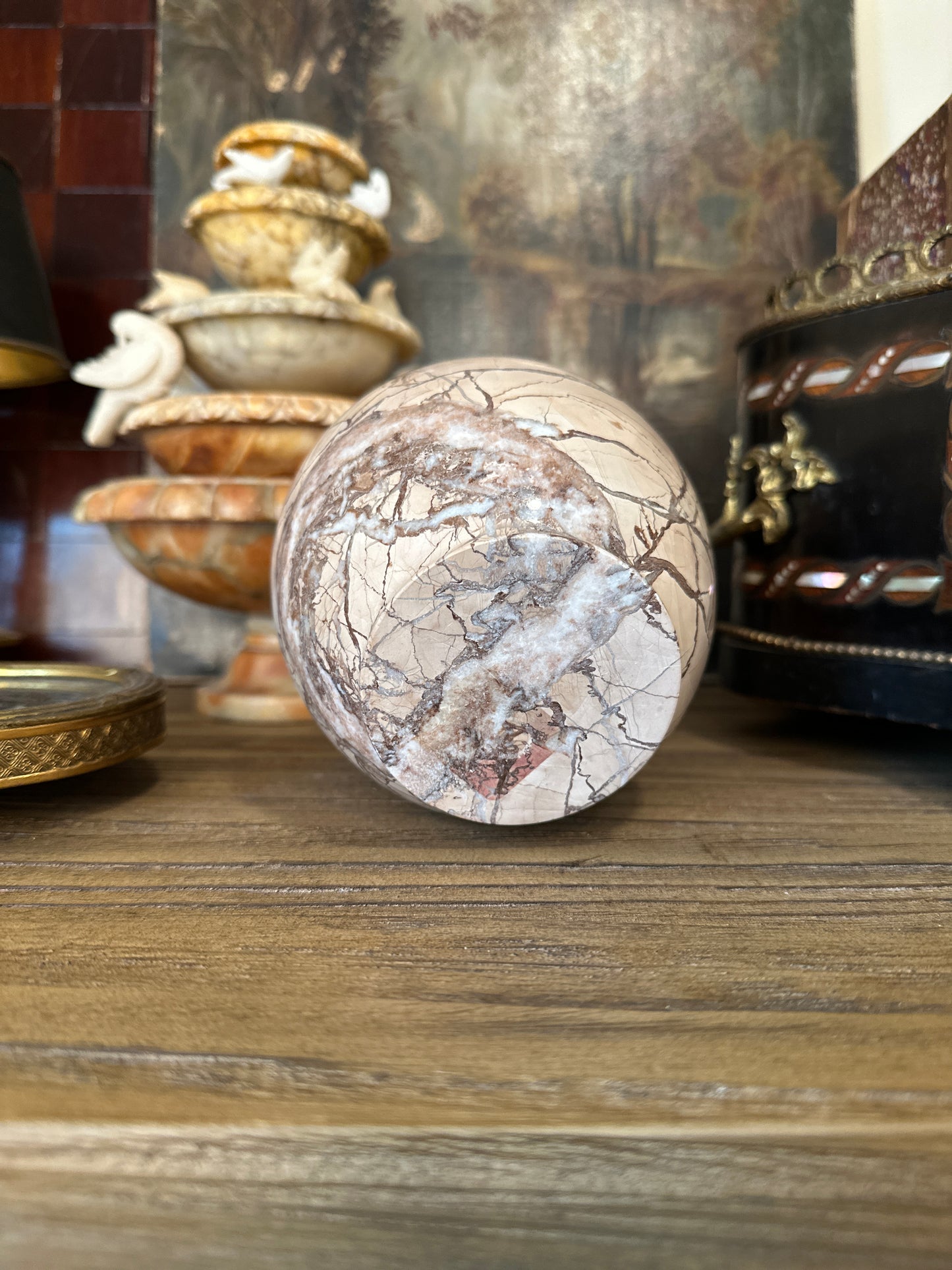 Vintage Marble Stone Vase